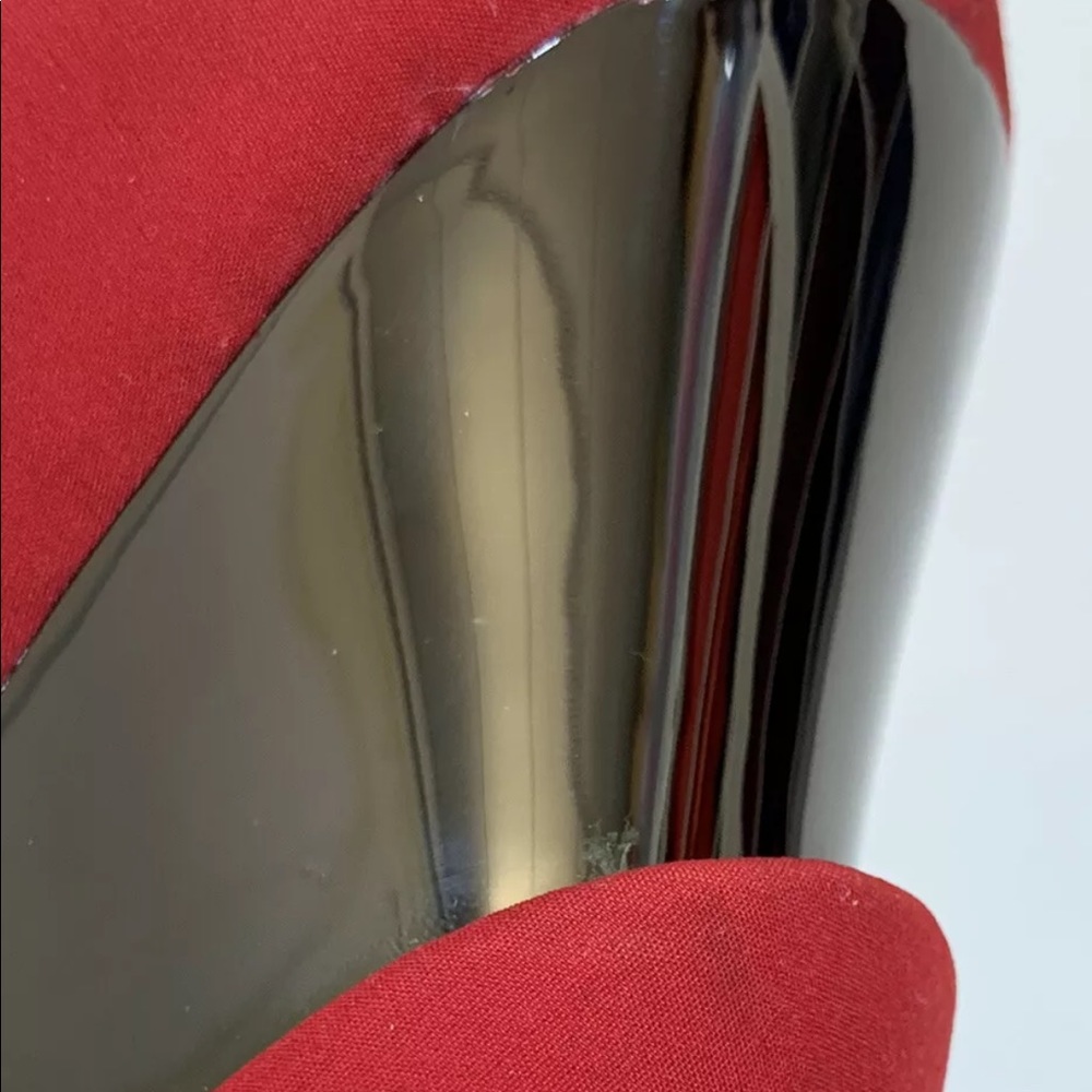 Two Lips Rapture Suede Platform Wedges - Picture 8 of 12